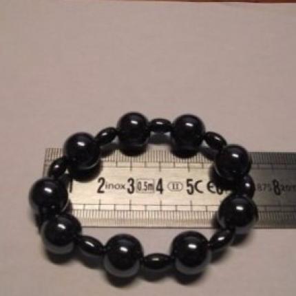 Bracelet Hématite aimanté grosse perle