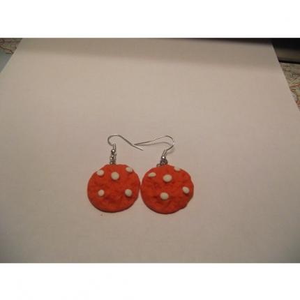 Boucle d oreille -cookies-orange